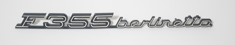 F355 berlinetta エンブレム フェラーリ純正 ベルリネッタ リアエンブレム Ferrari