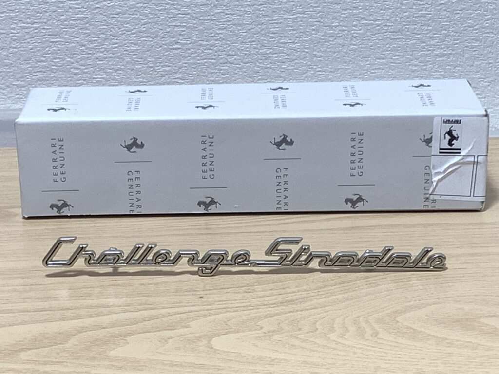 360 チャレンジストラダーレ エンブレム フェラーリ 純正 360 Challenge Stradale Ferrari 360 Modena モデナ リア チャレンジグリル