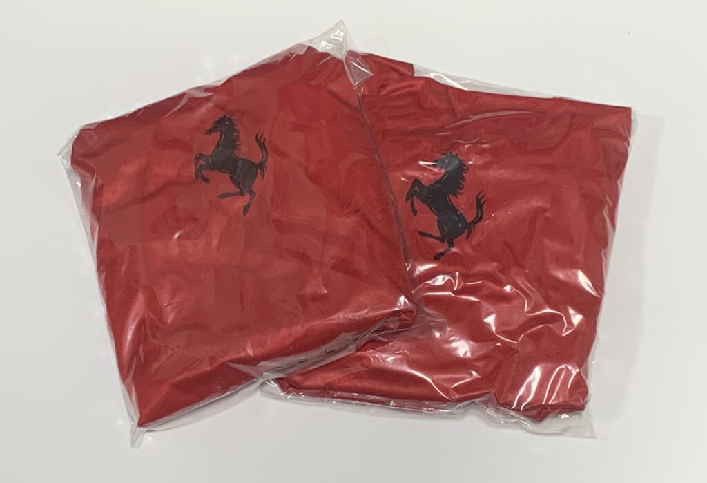 フェラーリ Ferrari 純正 シートカバー 2脚セット 348 355 360 430 458 488 599