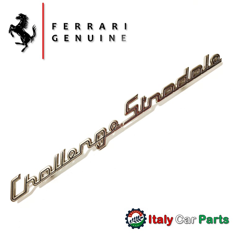 360 チャレンジストラダーレ エンブレム フェラーリ 純正 360 Challenge Stradale Ferrari 360 Modena モデナ リア チャレンジグリル