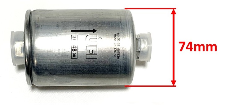 フューエルフィルター 348 355 456 512 550 フェラーリ 74mmタイプ UFI Sofima Ferrari 燃料