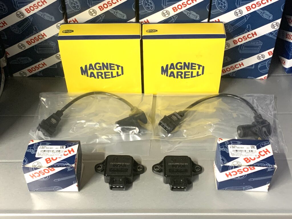クランク スピードセンサー 348 512TR 512M Magnei Marelli フェラーリ マニエッティマレリ スロットルポジションセンサー フェラーリ 348 F355 456 550 512TR 512M BOSCH Ferrari