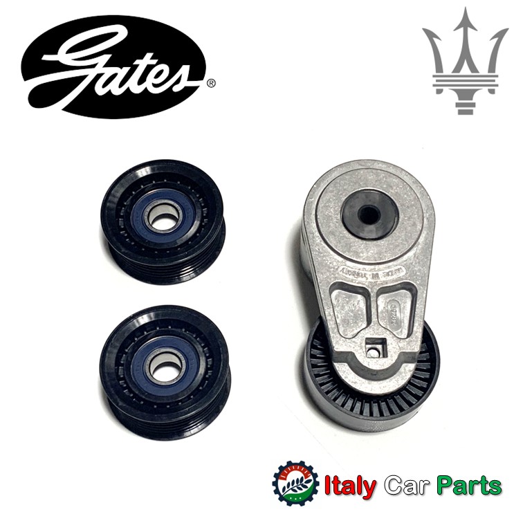 テンショナー アイドラー プーリー セット Maserati マセラティ V6 ギブリ クアトロポルテ レヴァンテ ファン ドライブベルト