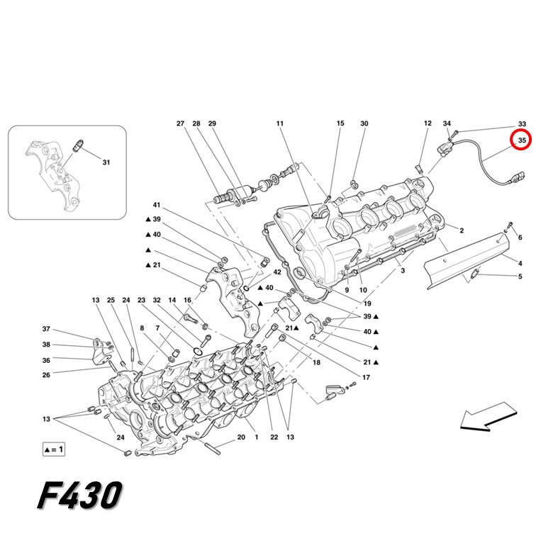 Camshaft Position Sensor (Phase Sensor) for Ferrari 360 / F430 & Maserati 4200 – Bosch OEM